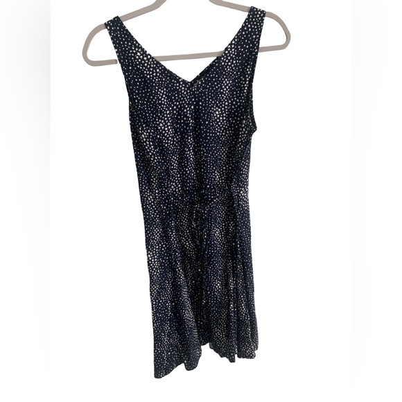 Loft Star Godet Double V Midi Dress Size S - Picture 6 of 11